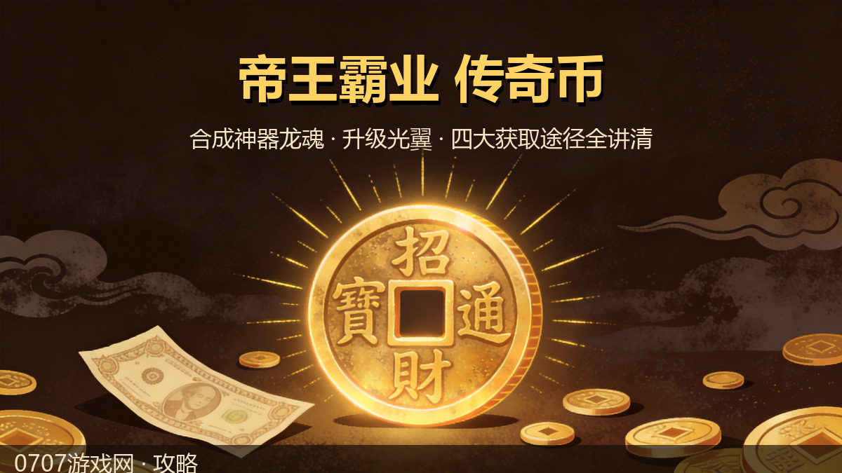 帝王霸业传奇币有什么作用 传奇币获取途径有哪些